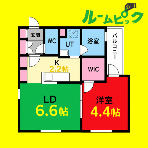 Prio笠寺　名古屋市賃貸　仲介手数料無料の間取り