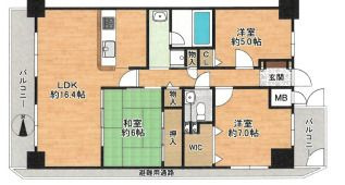 ダイアパレス香里園タワースクエアの間取り