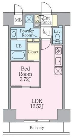 JUSEI RESIDENCEの間取り