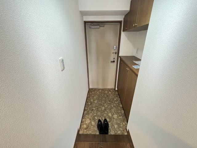 ライオンズプラザ北松戸の玄関