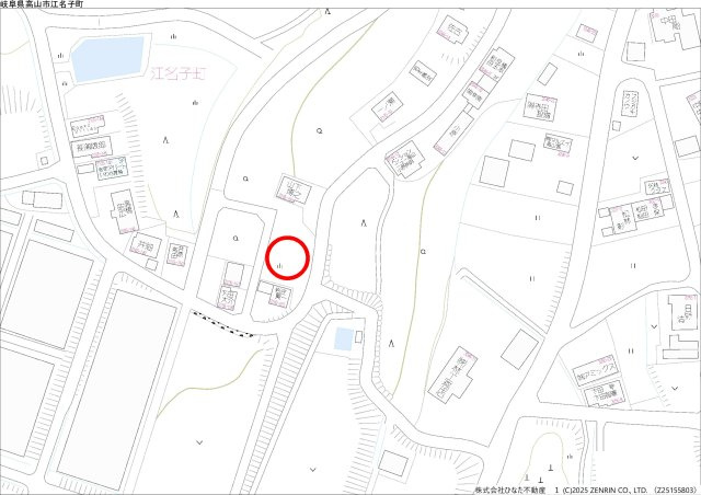 2026/6/10価格変更　土地　高山市江名子町　1180万（2026/2/4新規）の地図