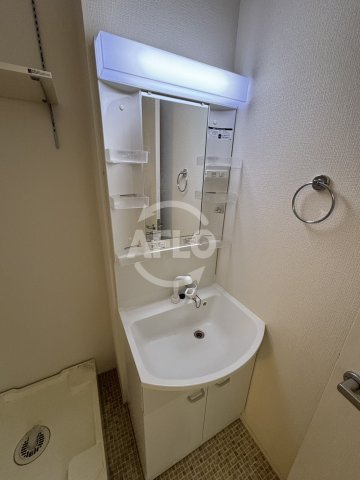 メゾンミロワール天王寺の独立洗面台|メゾン ミロワール天王寺　独立洗面台