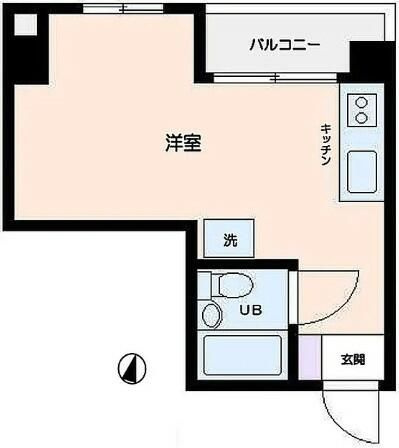 鳥越尾形シャルムの間取り
