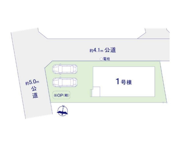 【区画図】 | 福岡市南区鶴田2丁目6期　1号棟（全4区画）【仲介手数料無料・0円】 | 区画図です。1号棟