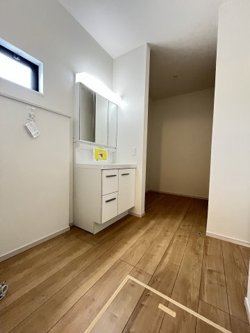 【洗面所】 | 福岡市南区鶴田2丁目6期　1号棟（全4区画）【仲介手数料無料・0円】 | 現地写真。