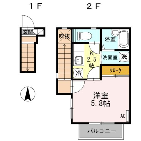 フローラの間取り