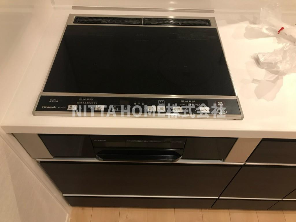 ユーフォリアのキッチン|ＩＨでお掃除も楽々◎