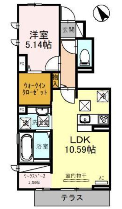 オリーブコートの間取り