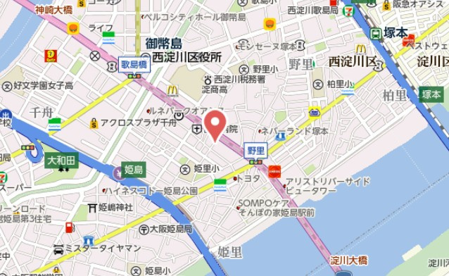 【地図】 | ファーストフィオーレ大阪ウエストウェルビング
