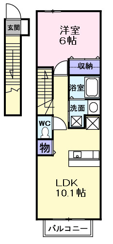 サニーハウス・誠の間取り