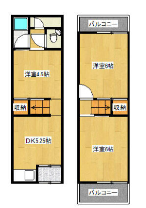 田井西町テラスの間取り