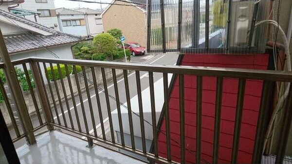 平池町テラスのバルコニー