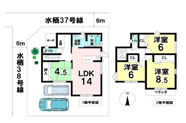 【間取り】 | 間取りは4LDKになります。