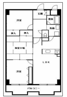 第2ゲートリバーハイツの間取り