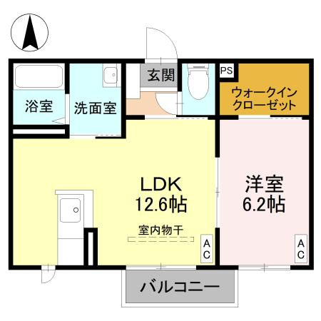 ヴィラブリッツ　Cの間取り