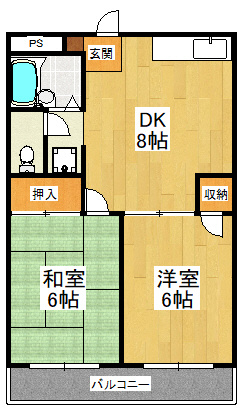 ウェルストーンハイツの間取り