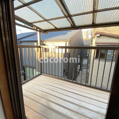 藤田町リノベ貸家のバルコニー