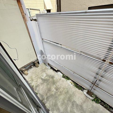 河北中町テラスのバルコニー
