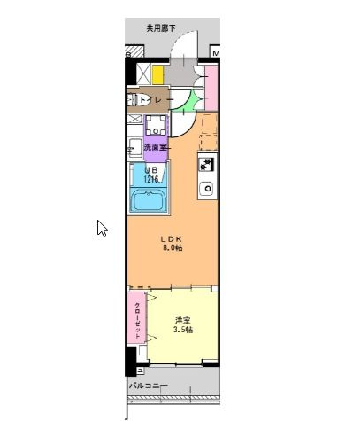 サンカント・オラージュ船橋の間取り