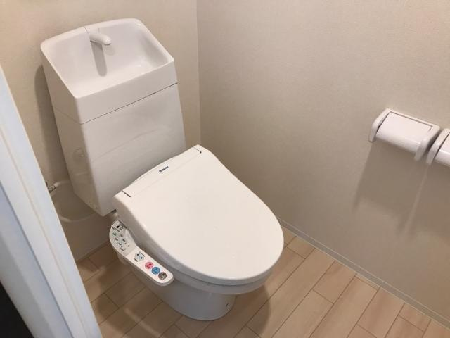 加古川市尾上町口里のアパートのトイレ|トイレ