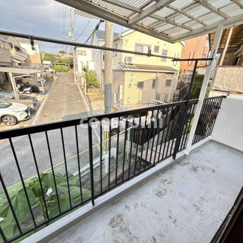 枚方市藤阪元町貸家のバルコニー