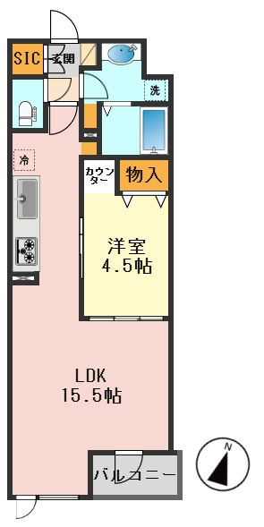 PARK SIDE VILLAの間取り