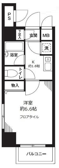 フォロス中村橋の間取り|間取りです。