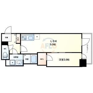 Alivis緑橋の間取り|Alivis緑橋　間取り