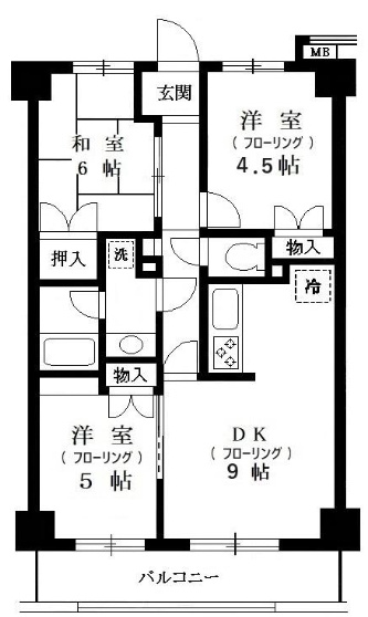ロイヤルマリーンハイムの間取り