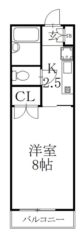 ユーケーコーポの間取り