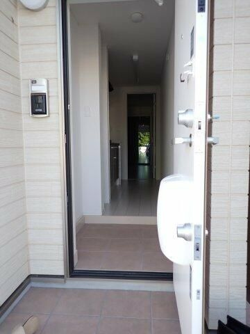 ボヌールメゾンＡの玄関|落ち着いた玄関です