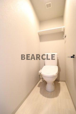 【トイレ】 | エステムコート京都西大路 | 落ち着いた色調のトイレです