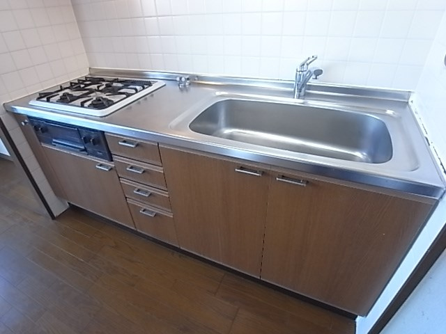 尼崎市大庄北２丁目の賃貸マンションのキッチン