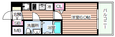 【間取り】 | エグゼ大阪NORTHゲート