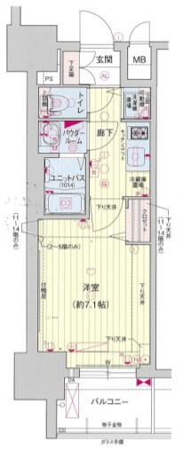 プレサンス金山コネクトの間取り