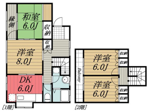 【間取り】 | 八街市文違戸建/87.77