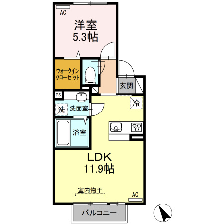 【間取り】 | プロシード Ⅱ棟