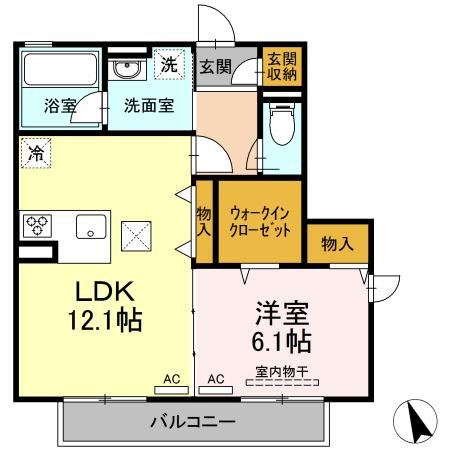 【間取り】 | メイ ソレイユ A棟