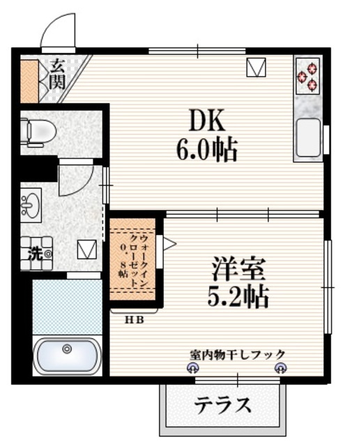 ＰＩＡＣＥＲＥ ピアチェーレの間取り|★東南角部屋３面採光★お子様可★