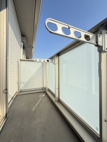 Maison de Espoir万代のバルコニー