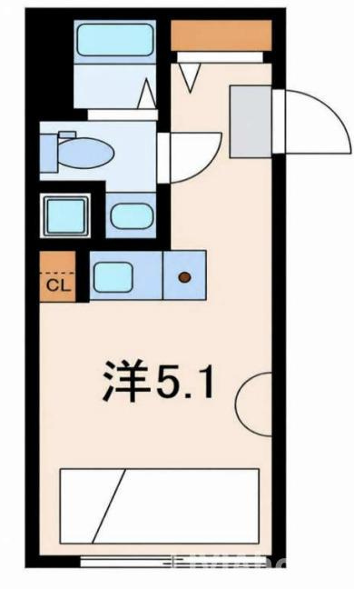 港区白金５丁目の賃貸マンションの間取り