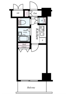 【間取り】 | ドルチェ東京 向島弐番館 | 間取りです。