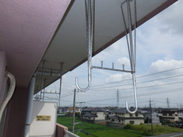 ロイヤルマンション中西の展望|物干し台