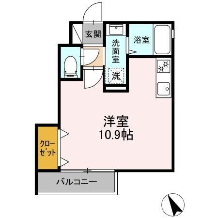 グランヴィスタ四ツ谷の間取り