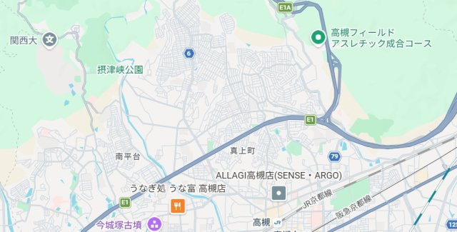 高槻市安岡寺町　第3期　売土地の地図
