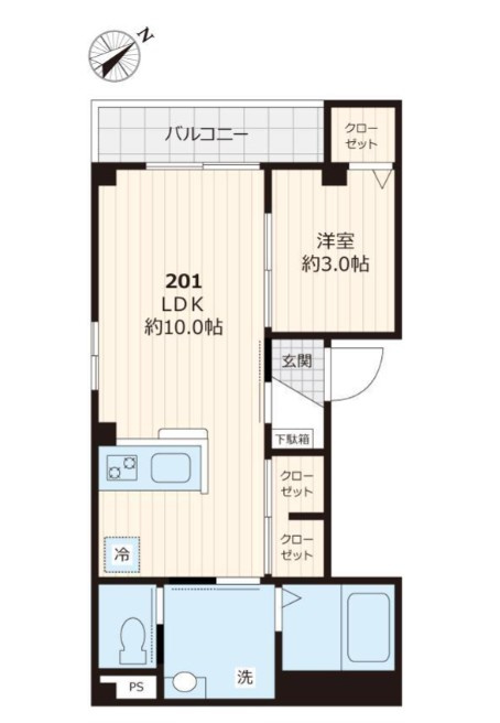 バハラ南小岩の間取り