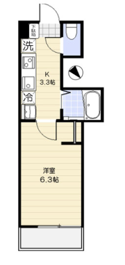 エクセラン松戸Ⅲの間取り