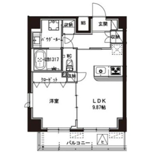 【間取り】 | アリエス | 間取りです。