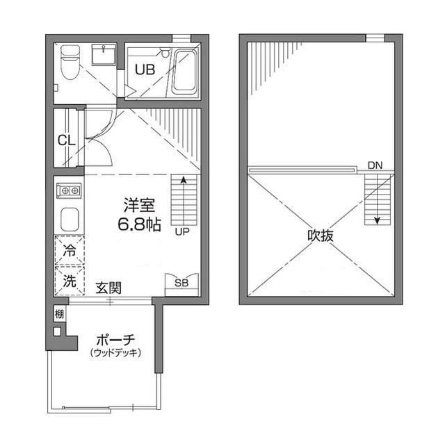 グランエッグス品川の間取り|間取りです。