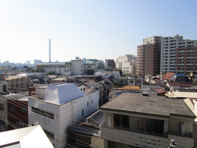 プレール・ドゥーク板橋Ⅱの展望|バルコニーからの景色です